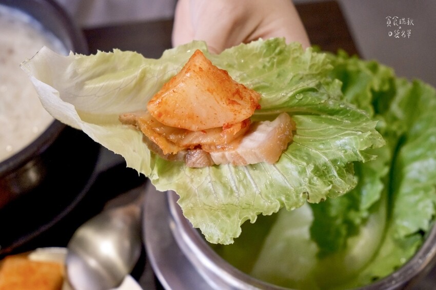 台中南屯｜人氣韓式料理！豬肉湯飯專賣，雪濃湯、菜包肉、韓式鮑