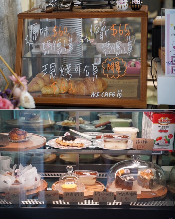 【Ni Café 妮咖啡】新竹最近超夯的貨櫃咖啡廳你去過了嗎?復古歐式裝潢結合愜意的露營風,真的隨便拍隨便美!咖啡非常順口好喝,現烤的可朗芙鬆餅必點! - 阿華田的美食日記