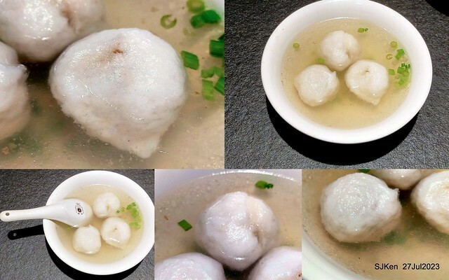 Revisit of the old fishball noodle store with new decoration at Xinmen Ding, Taipei on  July 28,2023,二訪「永富福州魚丸店」