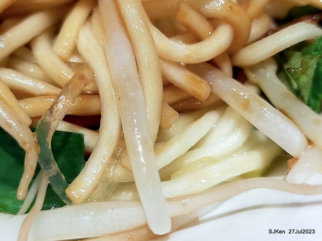 Revisit of the old fishball noodle store with new decoration at Xinmen Ding, Taipei on  July 28,2023,二訪「永富福州魚丸店」