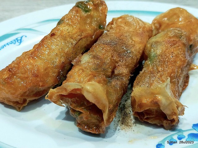 Pork meat soup and Braised Rice with Pork and Soy Sauce Taiwan light dishes store "興安街強記圓環肉羹" at Taipei, Taiwan on Jul 28, 2023.