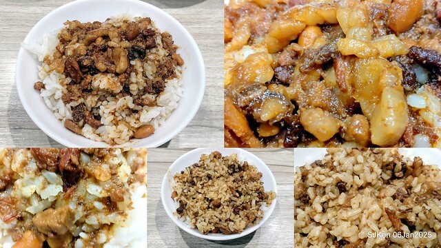 台北興安街強記圓環肉羹滷肉飯(Light dishes with Meat soup, Spare ribs soup and Baised Rice with Pork and Soy Sauce) by SJKen on Jan 6, 2025.