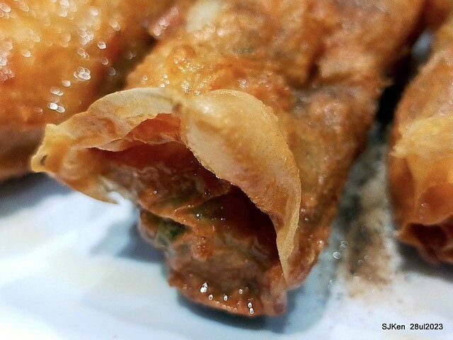 Pork meat soup and Braised Rice with Pork and Soy Sauce Taiwan light dishes store "興安街強記圓環肉羹" at Taipei, Taiwan on Jul 28, 2023.