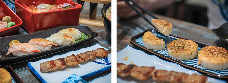 竹北日式料理 馬的生食丼 新鮮海鮮生食丼飯加點鮮魚味增湯只要$9元 內用免費續湯 Google評論鮭魚卵手捲買一送一