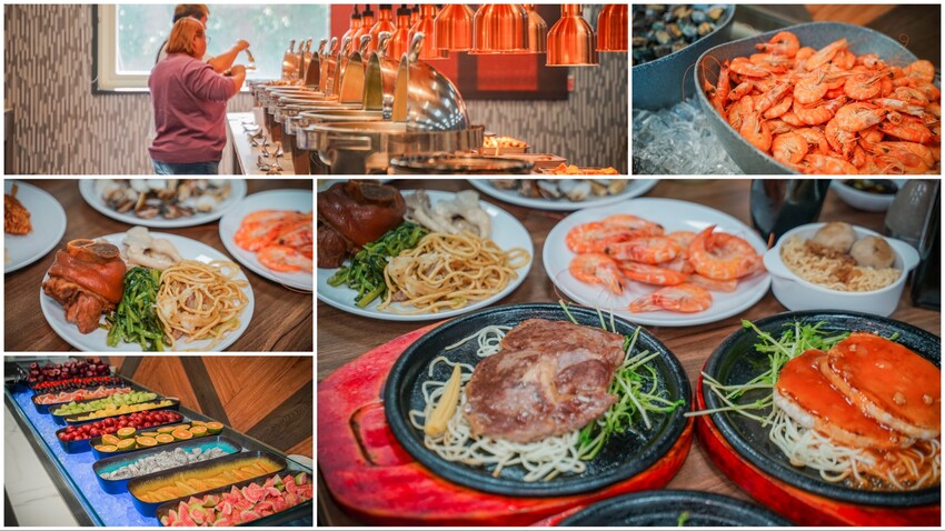 桃園市桃園區【桃園吃到飽】 饗厚牛排-桃園店｜399元彭湃自助吧吃到飽，加49元多一客牛排，不收服務費