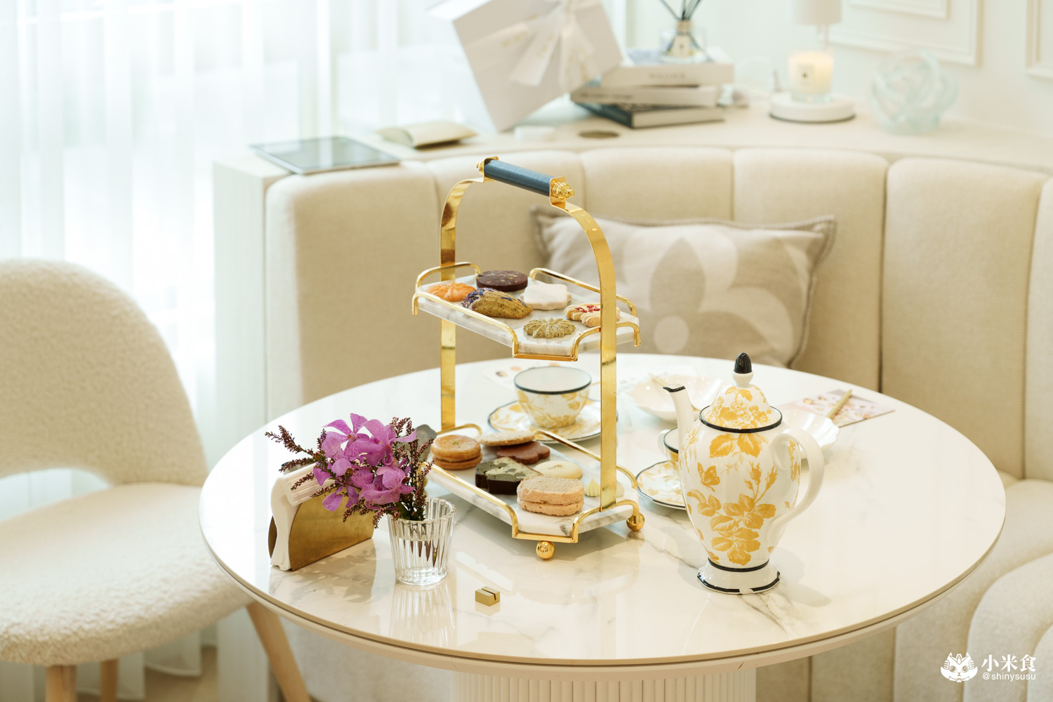 台中市西區Bloom花神精品法式喜餅｜浪漫花草系，牽起愛情想像，2025喜餅推薦，台中手工喜餅禮盒