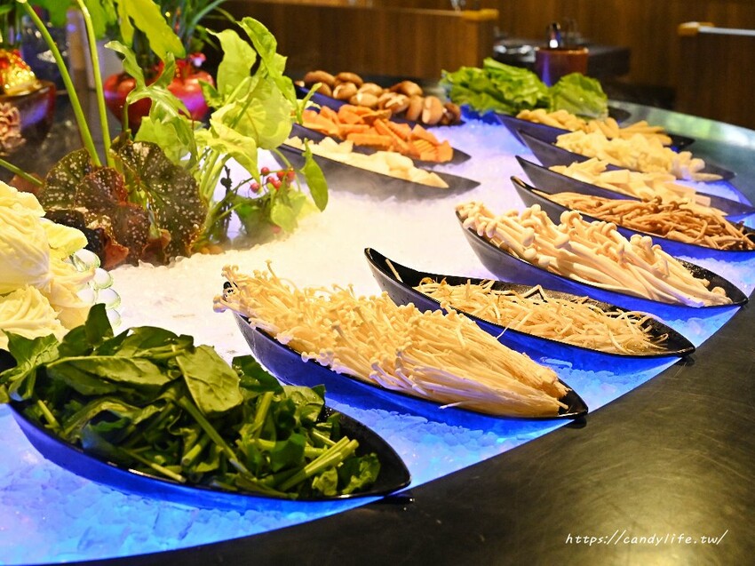 鼎湘鍋物｜這間火鍋好狂～除了日本A5和牛竟然還吃得到鱷魚肉！還有蔬菜、冰淇淋、咖啡、飲品自助吧吃到飽～