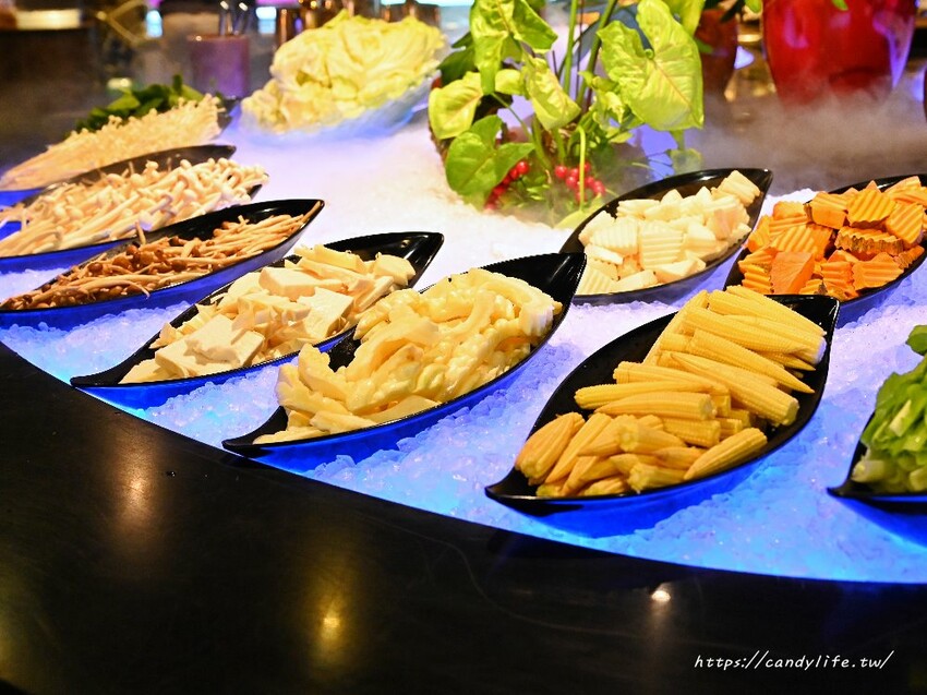 鼎湘鍋物｜這間火鍋好狂～除了日本A5和牛竟然還吃得到鱷魚肉！還有蔬菜、冰淇淋、咖啡、飲品自助吧吃到飽～