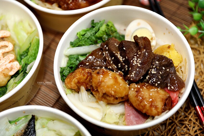 用心製作的日式美味飯盒！激推人氣雙拼海陸丼 下飯又飽足 台中外帶便當推薦 |燒弁丼日式手作便當-漢口店