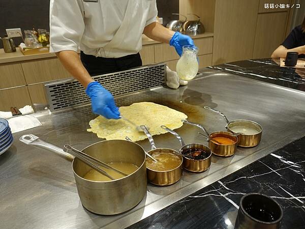 <板南線>捷運市政府站-難得一次的奢華無菜單鐵板燒~明水然.