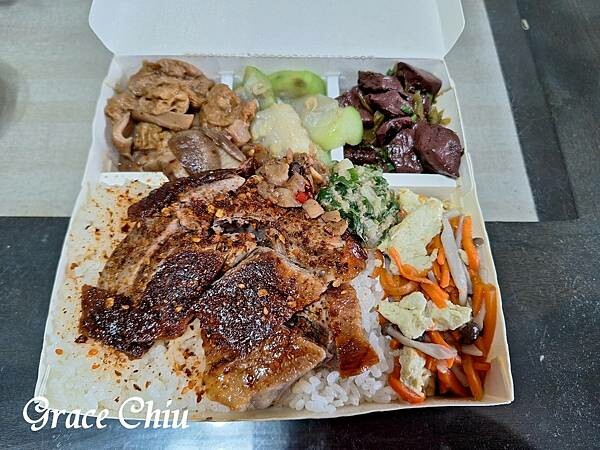 羊城燒腊 羊城燒臘 中正區燒臘便當 城中市場燒臘 明爐烤鴨飯120元