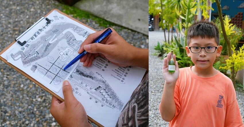 南投親子露營「溪部好呆庄」,主題露營車、親子四人房,溪邊玩水