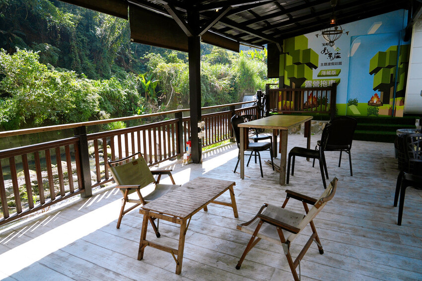 南投親子露營「溪部好呆庄」,主題露營車、親子四人房,溪邊玩水