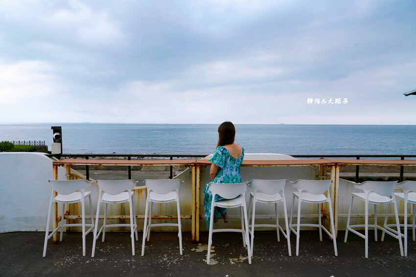 新北石門海景咖啡,金點草里驛棧,草里漁港藍白希臘風,北海岸咖 新北石門海景咖啡,金點草里驛棧,草里漁港藍白希臘風,北海岸咖