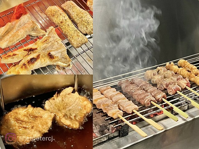 ＋（板橋居酒屋）暮樂町居酒屋～現烤柚香雞皮、香噴噴菇菇炒飯、