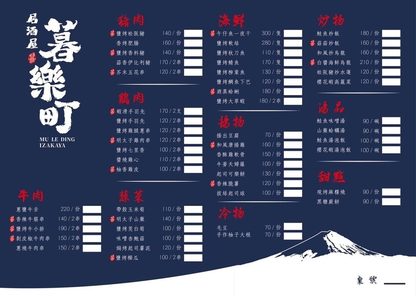 ＋（板橋居酒屋）暮樂町居酒屋～現烤柚香雞皮、香噴噴菇菇炒飯、