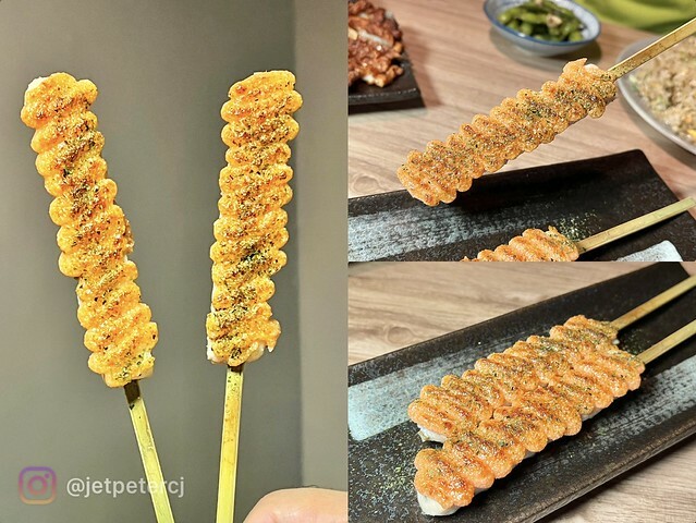 ＋（板橋居酒屋）暮樂町居酒屋～現烤柚香雞皮、香噴噴菇菇炒飯、