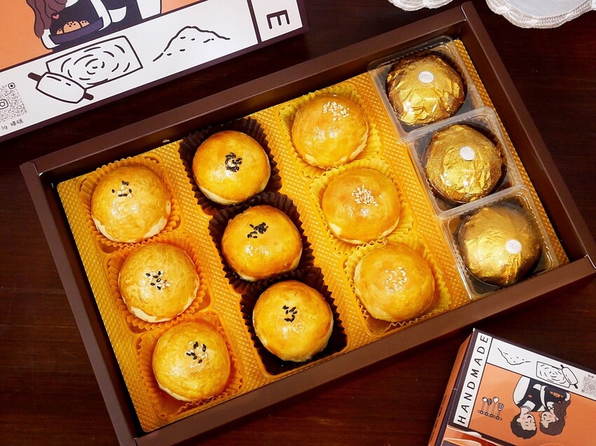 向陽手作-巨無霸金莎竟是大SIZE月餅，隱身在早餐店的人氣蛋