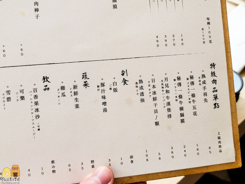 台北東區平價個人燒烤-燒肉政宗YAKINIKU MASAMUNE，路易奇電力公司新品牌，推美國熟成橫膈膜跟月見雞肉棒子