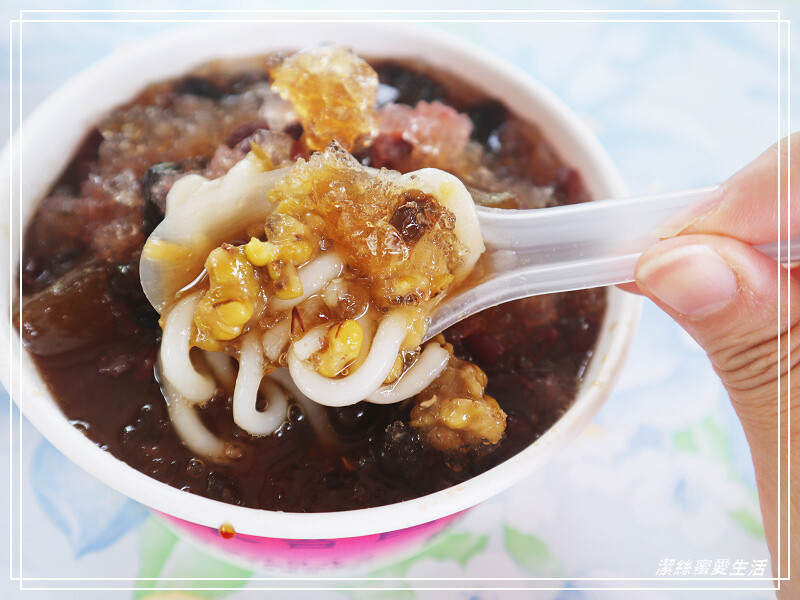 林口忠孝米苔目-新北林口/黑糖香氣濃郁~超Q彈米苔目冰