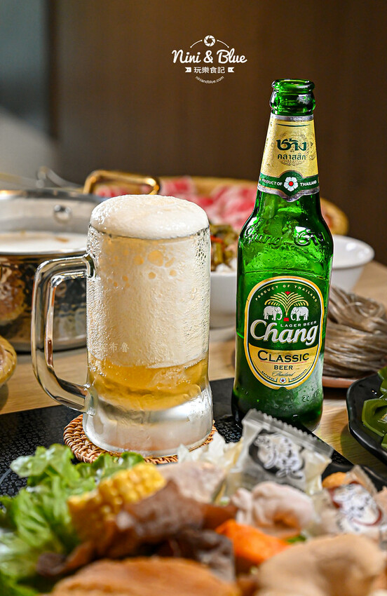 鍋泰山，台中大里美食推薦，泰式火鍋328元起野菜吃到飽、自助吧超豐盛 @Nini and Blue  玩樂食記