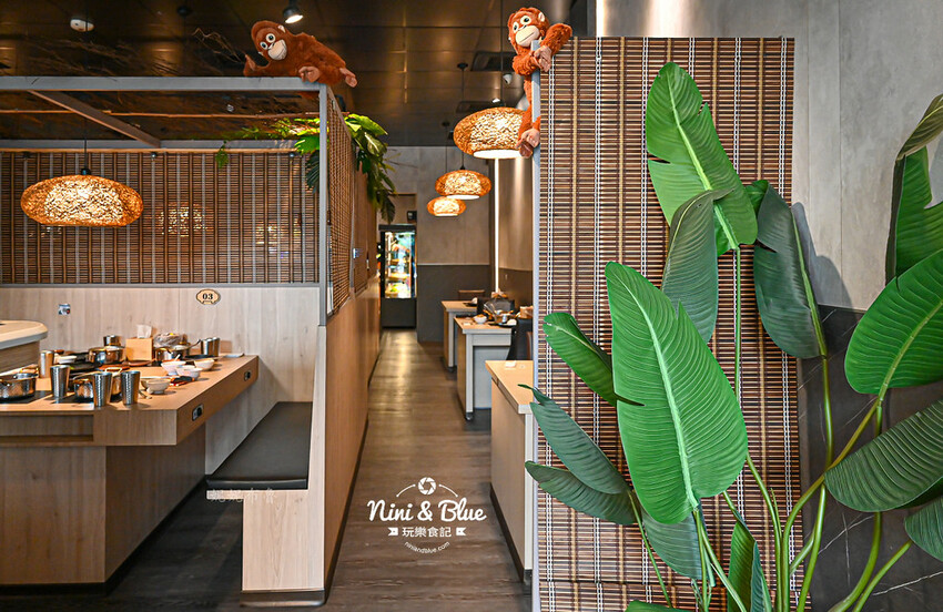 鍋泰山，台中大里美食推薦，泰式火鍋328元起野菜吃到飽、自助吧超豐盛 @Nini and Blue  玩樂食記