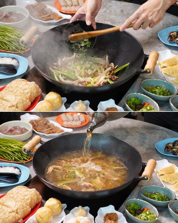 石頭火鍋推薦！「韋爐復刻食鍋台中公益店」強勢回歸！上百種食材任君挑選，自助吧還有10多種冰品任你吃到飽！湯頭厲害、食材又新鮮，聚餐首選推薦～ - 阿華田的美食日記