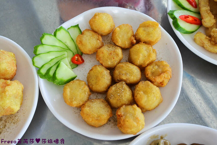 嘉義吃到飽【龍海全蚵宴】新鮮肥美大蚵仔任你吃!多達20道炸物熱炒.汽水甜點│高跟鞋教堂│布袋美食