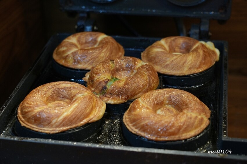 台北市大安區臨江夜市（原通化夜市）美食推薦｜雅米現烤甜甜圈&雞蛋糕～在台北也吃的到檜木甜甜圈，早餐、點心、下午茶