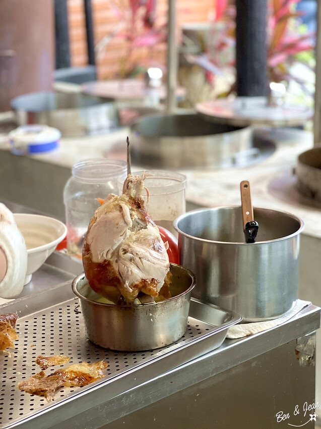 宜蘭縣員山鄉宜蘭員山餐廳》松叁雞,百大名廚甕缸雞一雞三吃汁多超值,二人套餐也有合菜,桌菜4000元起