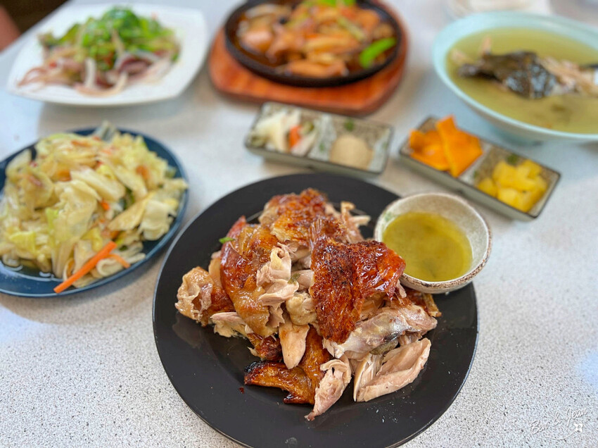 宜蘭縣員山鄉宜蘭員山餐廳》松叁雞,百大名廚甕缸雞一雞三吃汁多超值,二人套餐也有合菜,桌菜4000元起