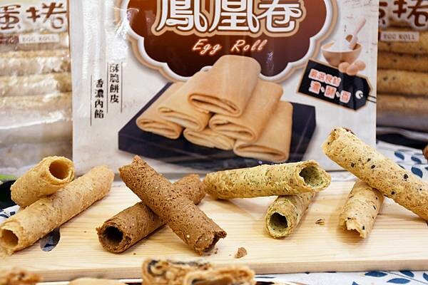 每日新鮮製作，慢來就買不到嘉義人最推薦的嘉義伴手禮啦~【品香蛋捲】用最簡單的原料、不加水、不加香精，