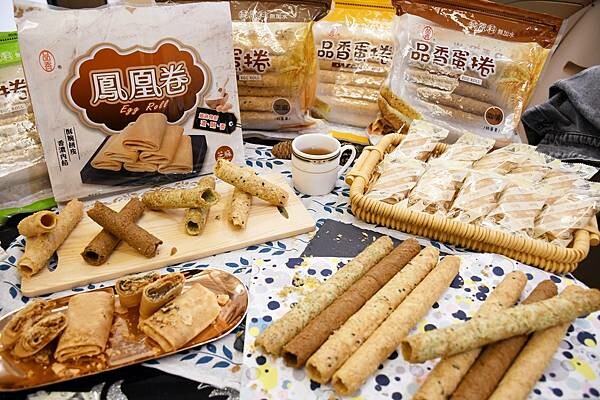 每日新鮮製作，慢來就買不到嘉義人最推薦的嘉義伴手禮啦~【品香蛋捲】用最簡單的原料、不加水、不加香精，