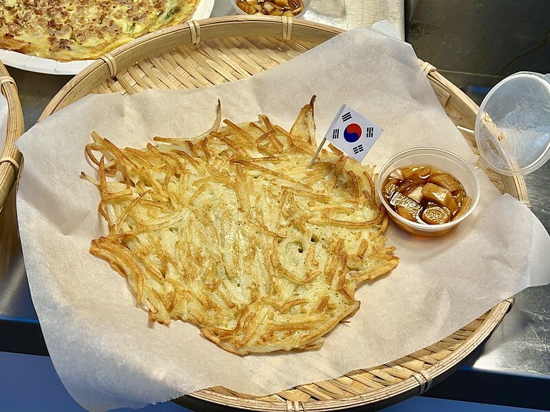 ＋（台北韓式煎餅）好久不煎韓式煎餅～通化夜市新開幕韓式小吃！