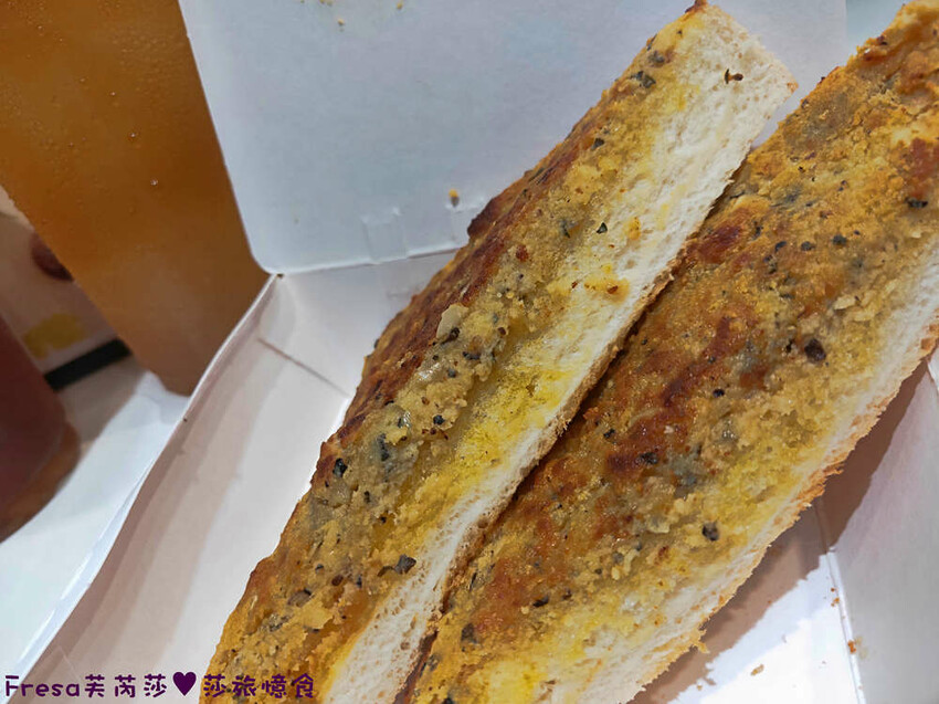 高雄飲料【垕飲】桂花凍＋桂花粉粿的桂香滋味！加厚雙餡芋泥厚片吐司超過癮│厚香蒜特好吃│左營美食