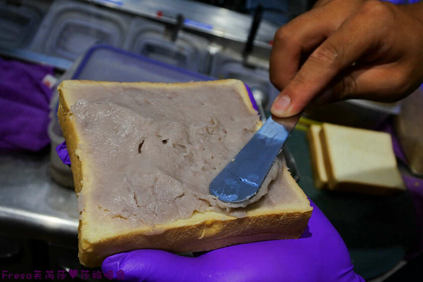 高雄飲料【垕飲】桂花凍＋桂花粉粿的桂香滋味！加厚雙餡芋泥厚片吐司超過癮│厚香蒜特好吃│左營美食