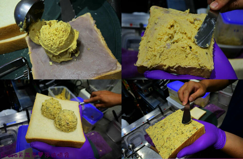 高雄飲料【垕飲】桂花凍＋桂花粉粿的桂香滋味！加厚雙餡芋泥厚片吐司超過癮│厚香蒜特好吃│左營美食