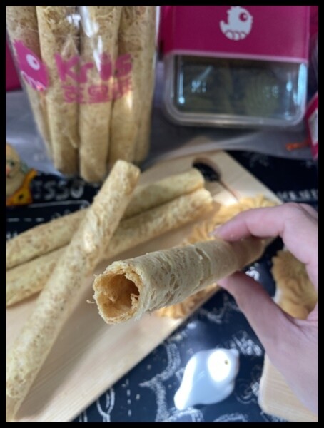 【宅配美食/台中伴手禮推薦】【Kris克里酥蛋捲】 一口一