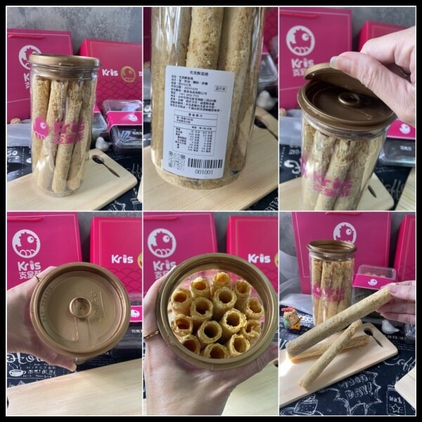 【宅配美食/台中伴手禮推薦】【Kris克里酥蛋捲】 一口一