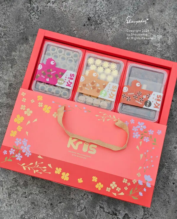 【蛋捲禮盒推薦】Kris克里酥 克里酥三寶禮盒組 過年伴手禮