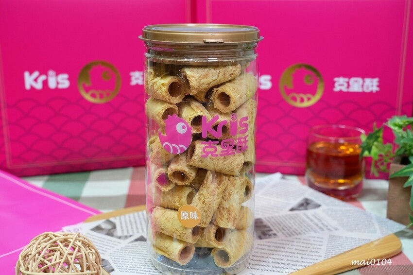 台中伴手禮｜Kris克里酥～台中逢甲夜市伴手禮推薦，蛋捲、曲