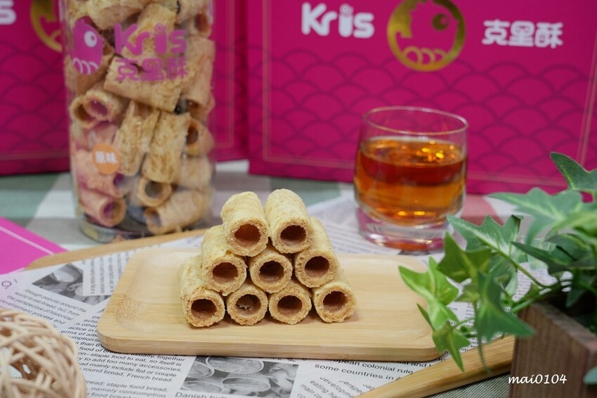 台中伴手禮｜Kris克里酥～台中逢甲夜市伴手禮推薦，蛋捲、曲