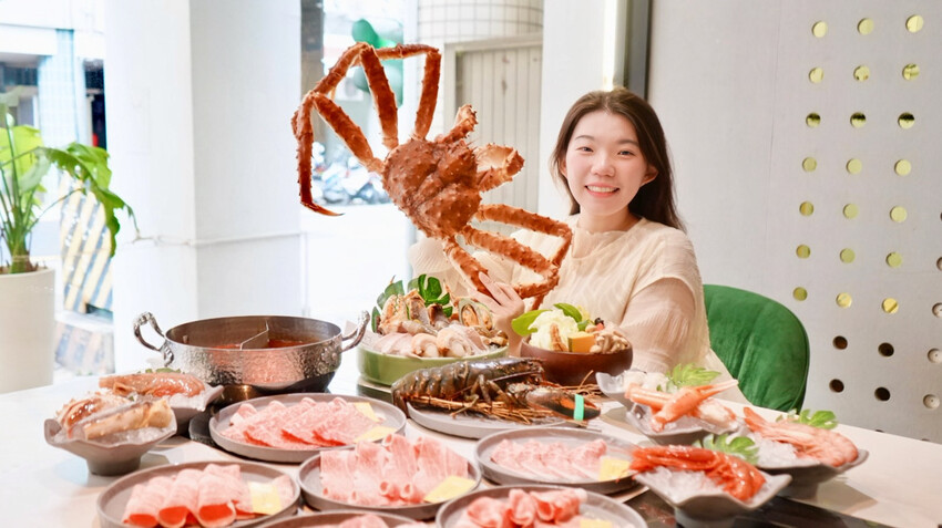 梨花A5和牛放題！高雄吃到飽霸主，日本A5和牛、帝王蟹、松葉蟹奢華饗宴