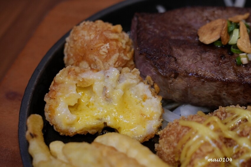 林口牛排推薦｜炙り庵steak牛排龜山長庚店～用餐享自助吧牛筋湯、牛滷汁及明治百吉冰淇淋無限供應