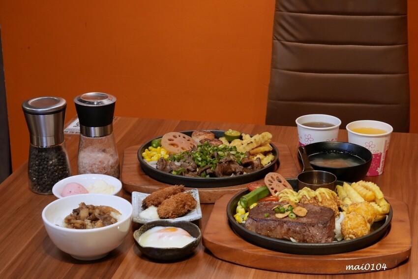 林口牛排推薦｜炙り庵steak牛排龜山長庚店～用餐享自助吧牛筋湯、牛滷汁及明治百吉冰淇淋無限供應