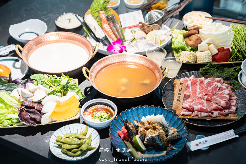 南投埔里火鍋餐廳推薦_渡之島日高鍋物,鱸魚免費吃!火鍋放題,20種小農蔬菜、18度C霜淇淋,埔里美食餐廳推薦_2025菜單 – 冠婷生活趣