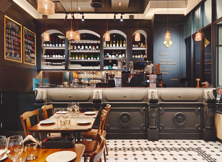 捷運劍南路站美食 JK STUDIO 法式餐酒館大直忠泰店 市區中的小巴黎