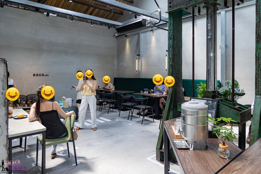 養真民珠CAFE|北斗鎮彰化縣–老牌龍口粉絲倉庫改建的咖啡廳，帶點韓系清新工業風格