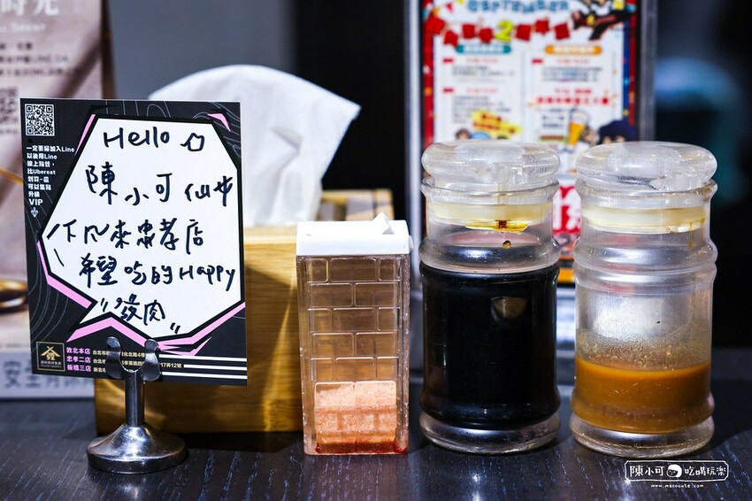 用餐時間沒預訂要排隊，台北超強炭火燒肉推薦，餐後甜點100分超強，桌邊服務懶人吃燒肉！