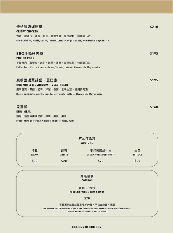 【台灣，桃園市，中壢區】青埔美食～1996 BURGER浮誇回歸，美味依舊，用餐環境大幅提昇！！（中壢美食/青埔